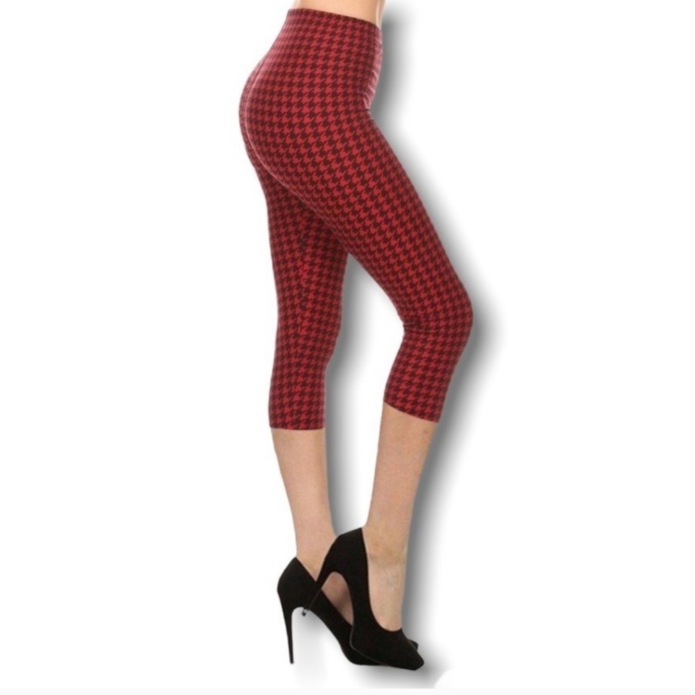 RED &BLACK LEGGINGS - Picture 2 of 6